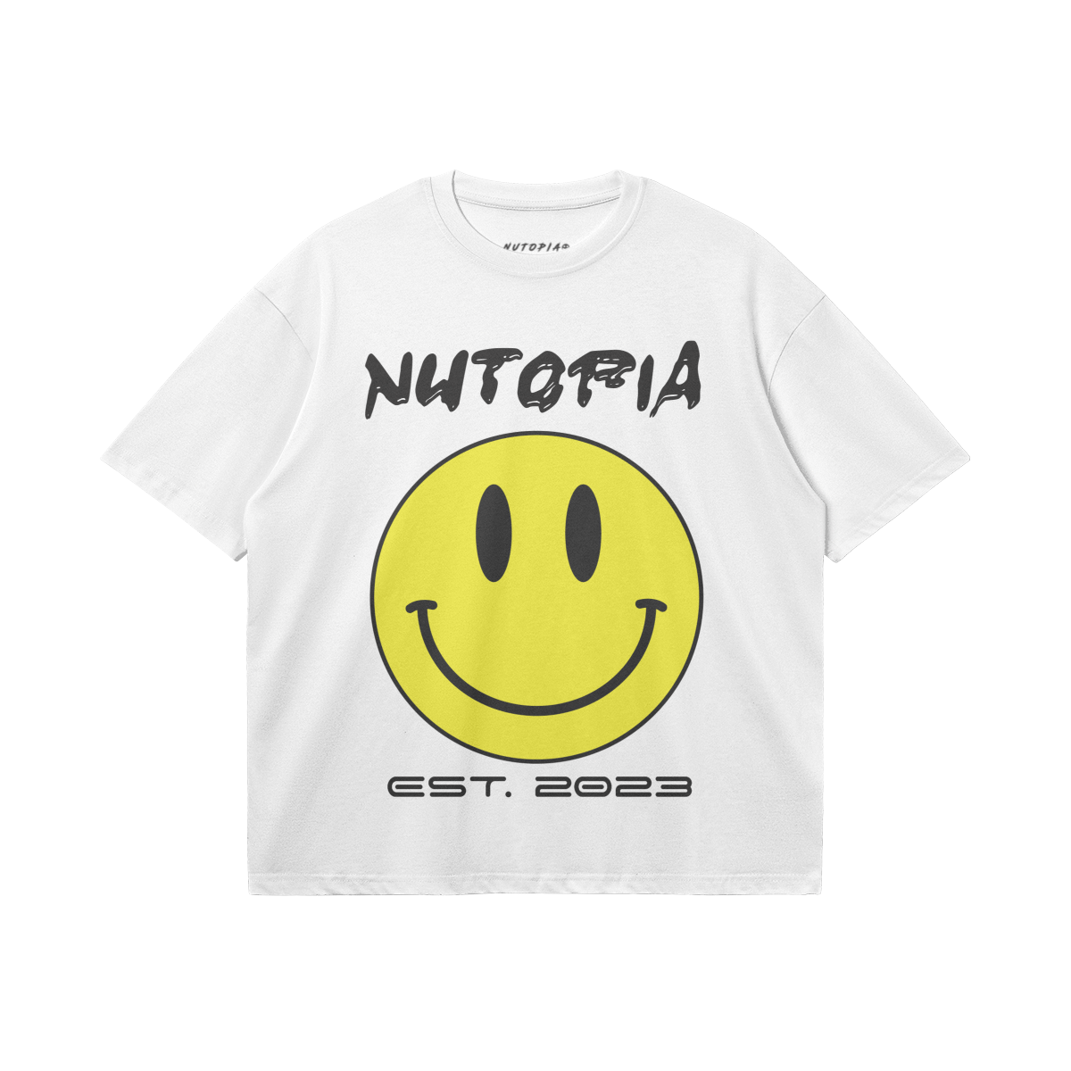 Nutopia Smiley Boxy Tee - Shop Nutopia