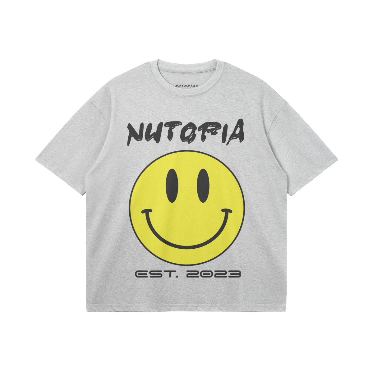 Nutopia Smiley Boxy Tee - Shop Nutopia