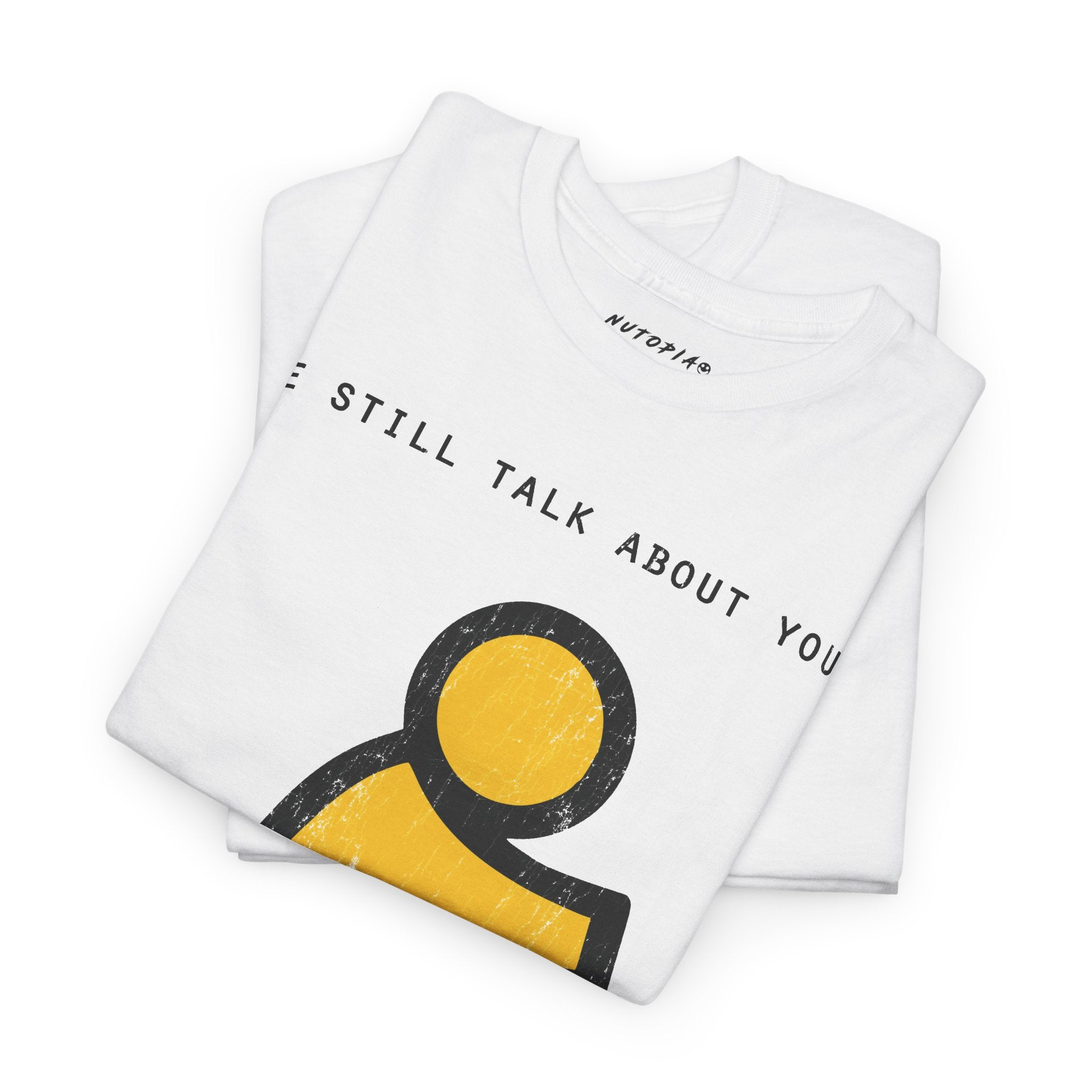 AIM Running Man Shirt | 90s Internet Nostalgia Tee | AOL Instant Messenger Graphic T-Shirt | Millennial Retro Heavy Cotton Tee | Y2K Gift
