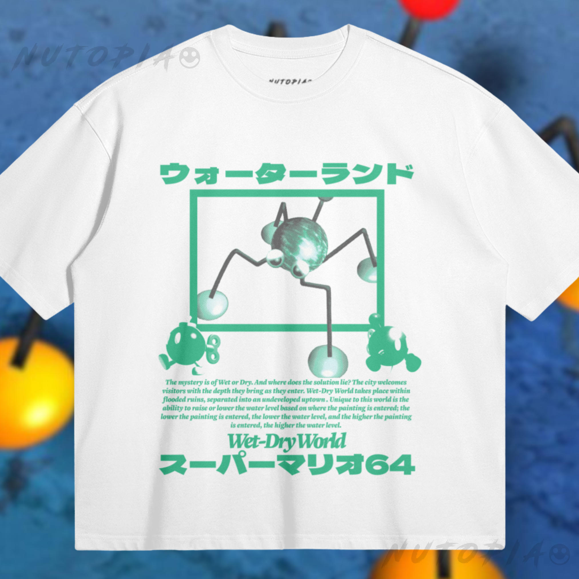 Super Mario 64 Wet-Dry World Boxy T-Shirt