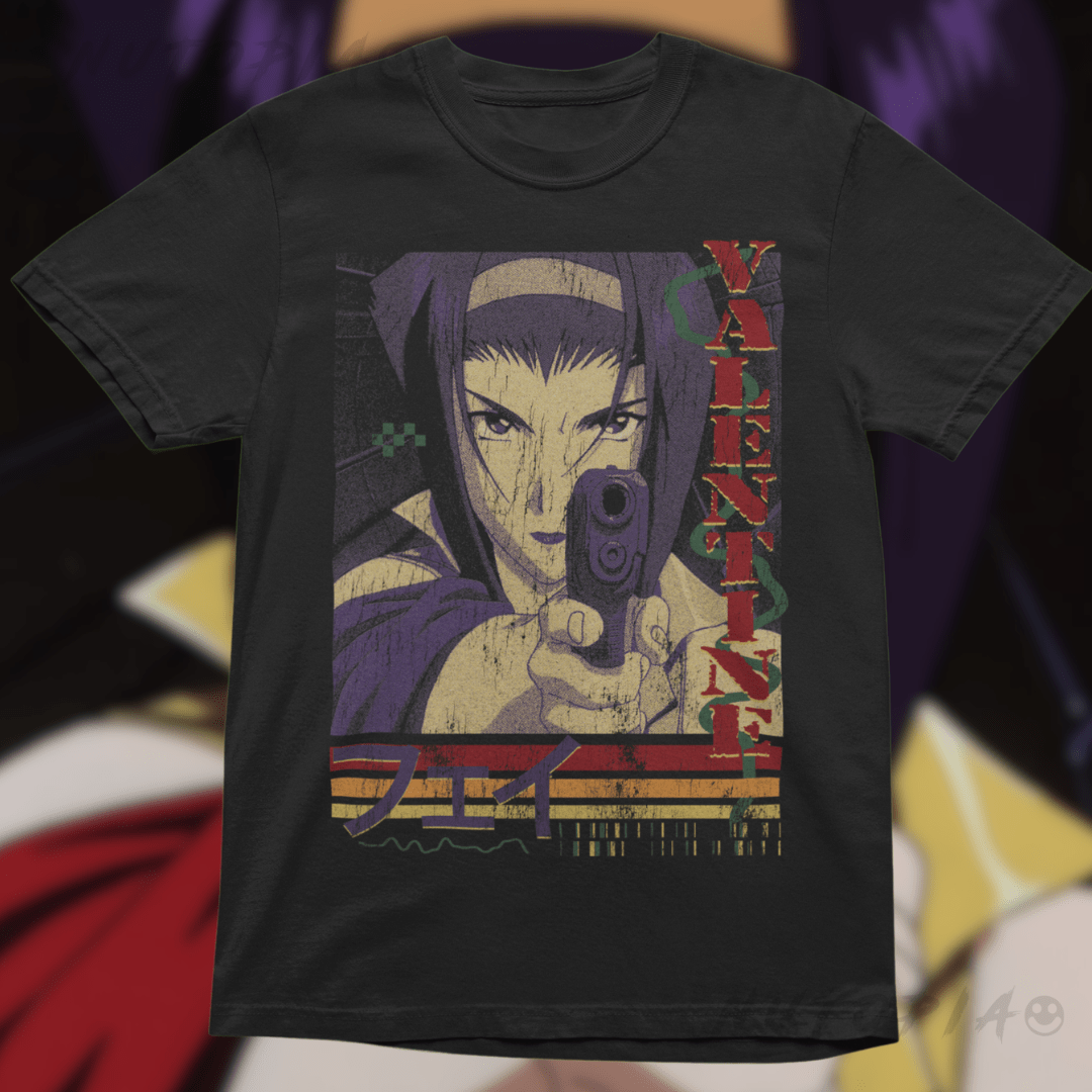 Anime Fans Unisex Softstyle T-Shirt, Cowboy Bebop Faye Valentine Tee, Graphic Anime Shirt, Japanese Animation Apparel, Otaku Gift - Shop Nutopia
