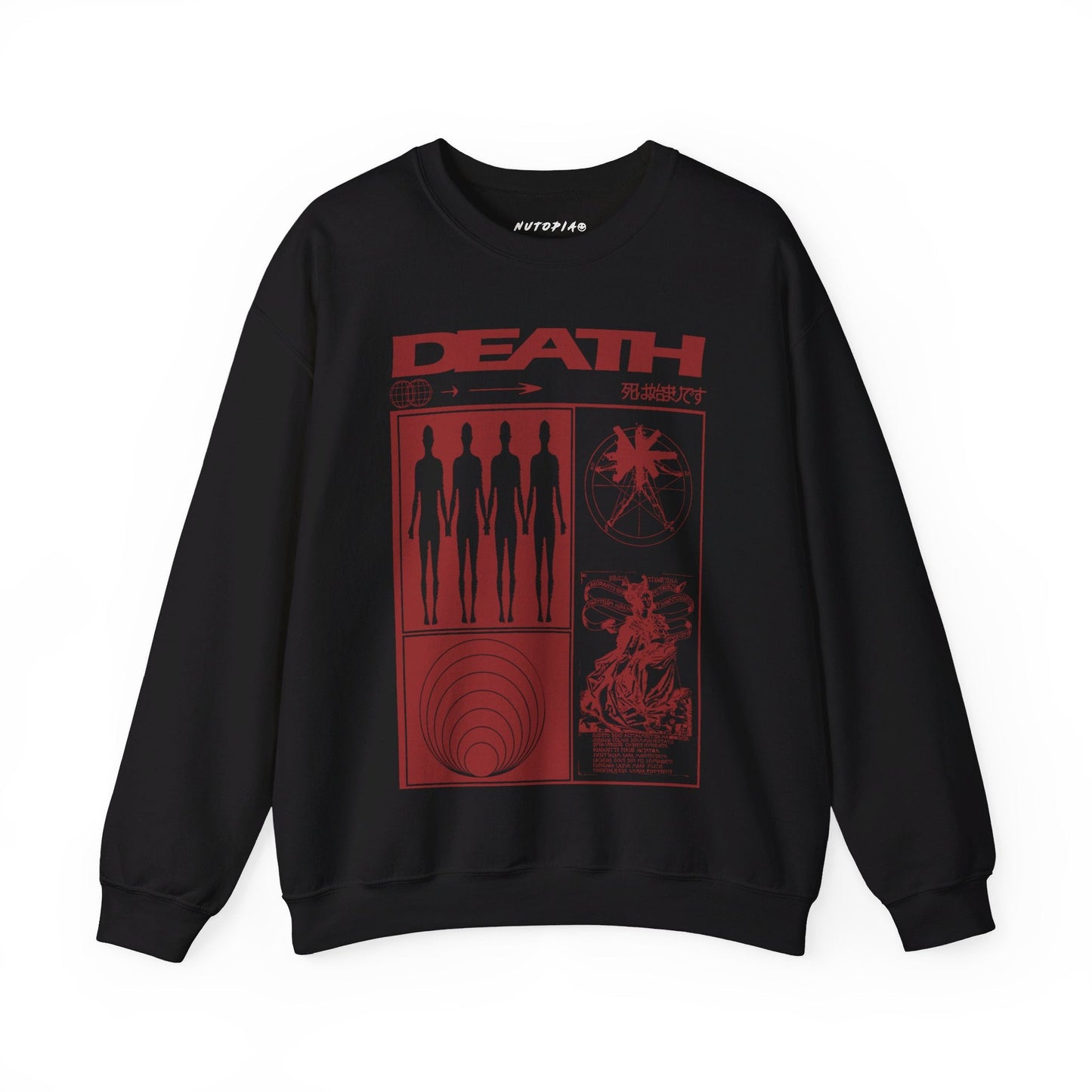 Death Is Certain Crewneck Sweatshirt - Shop Nutopia