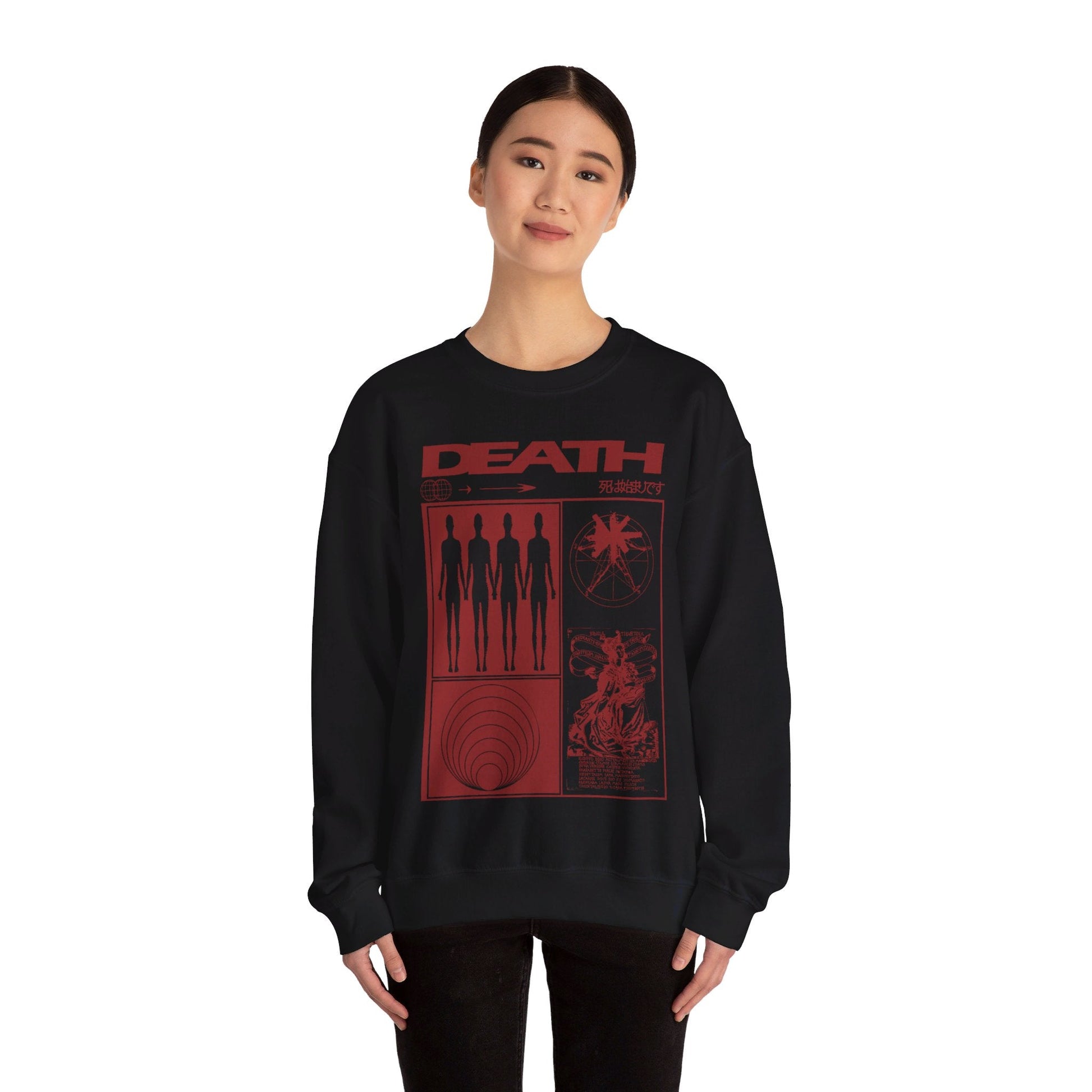 Death Is Certain Crewneck Sweatshirt - Shop Nutopia