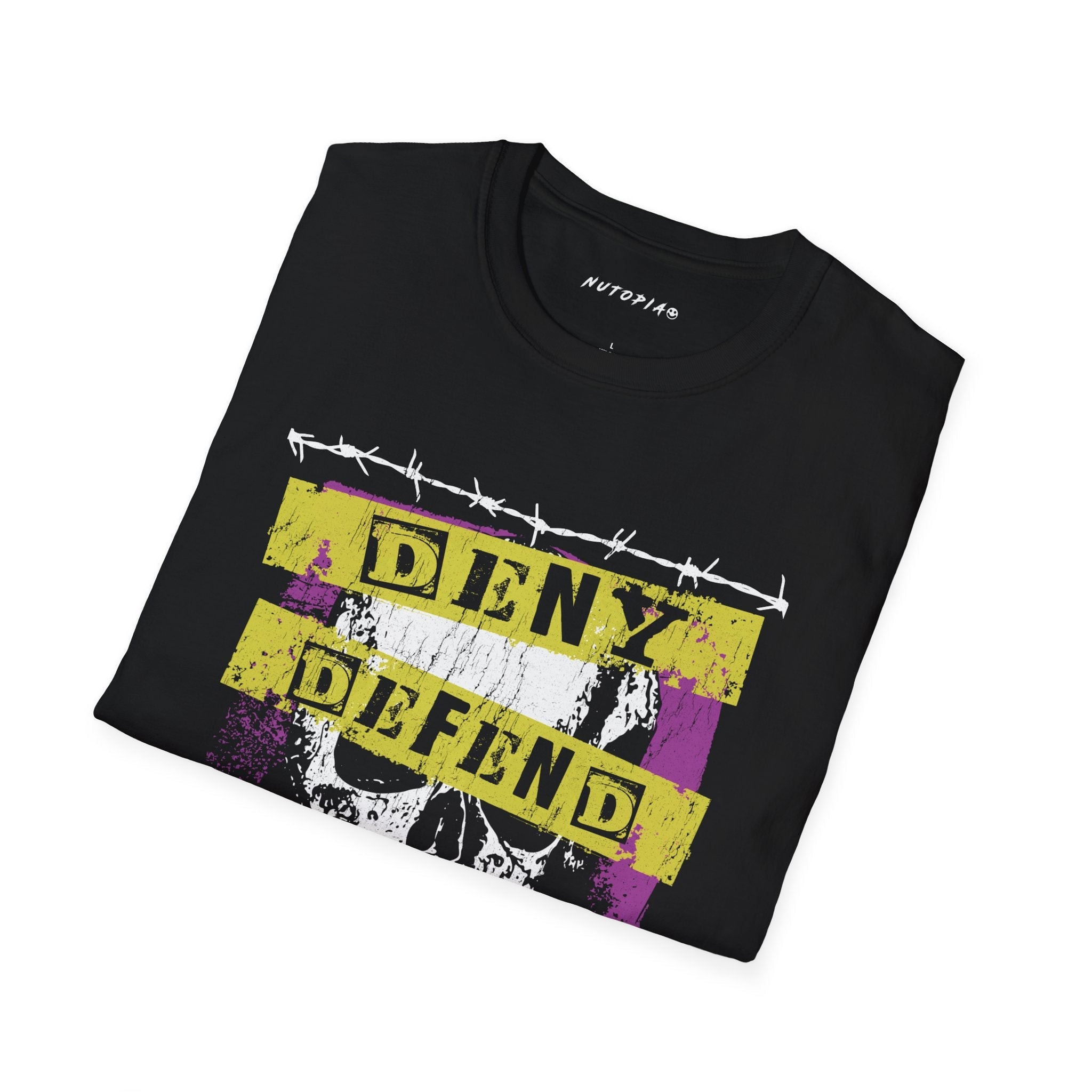 Deny Defend Depose Punk Rock Graphic T-Shirt - Shop Nutopia