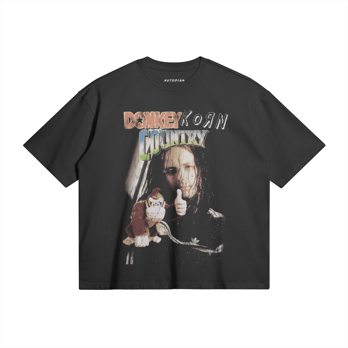Donkey Korn Country Unisex Boxy T-Shirt - Shop Nutopia