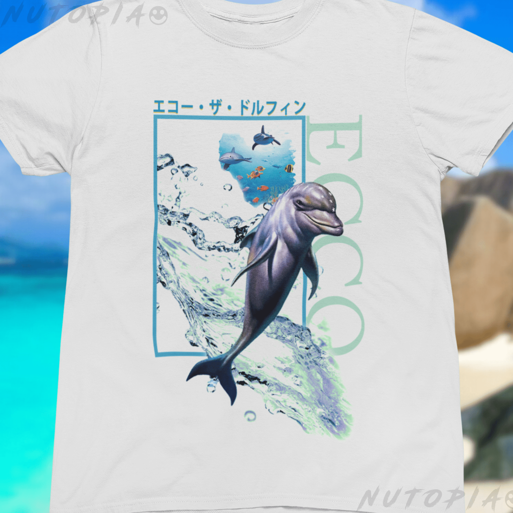 Ecco The Dolphin Sega Unisex Graphic T-shirt - Shop Nutopia