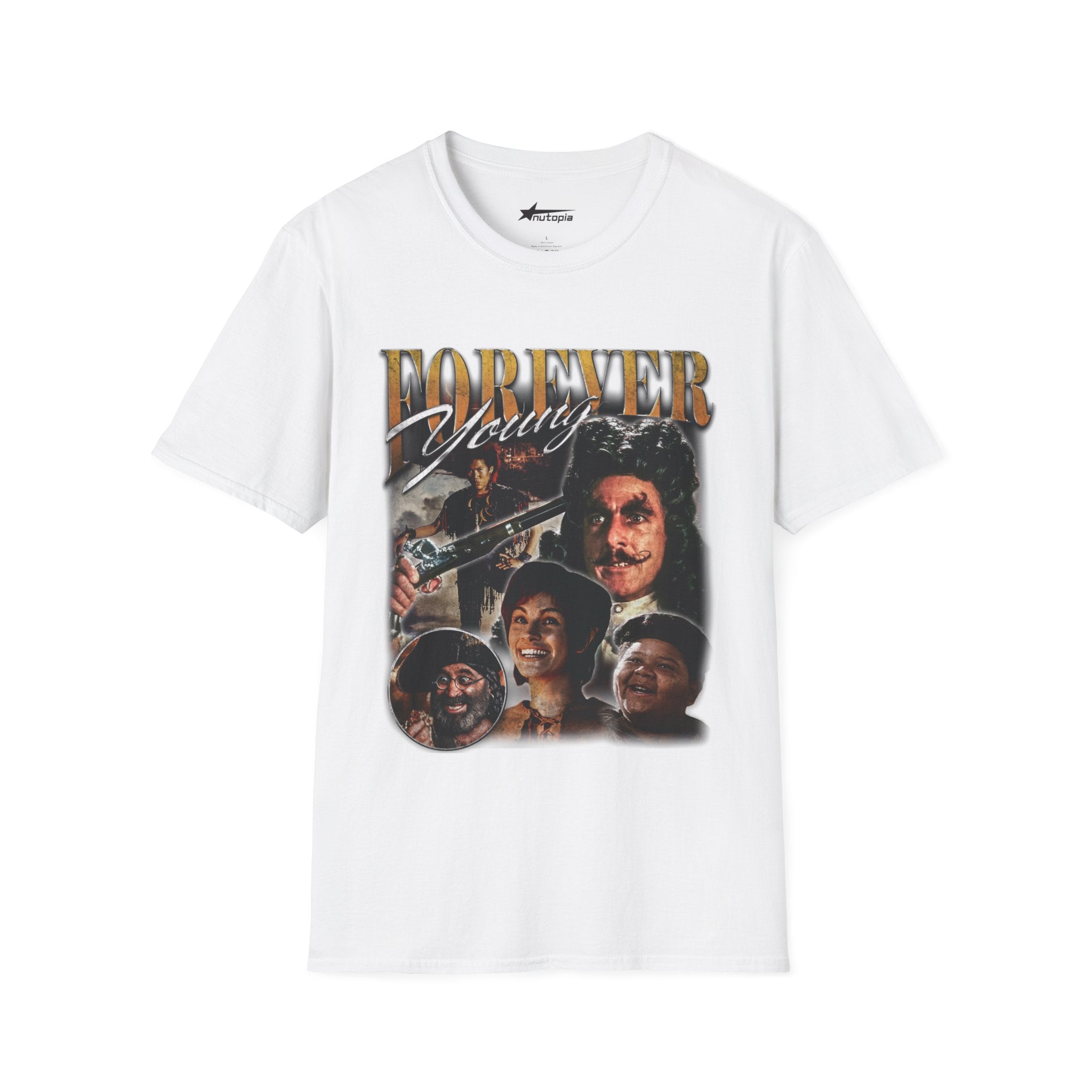 Forever Young Hook Nostalgia Series Graphic Tee - Shop Nutopia