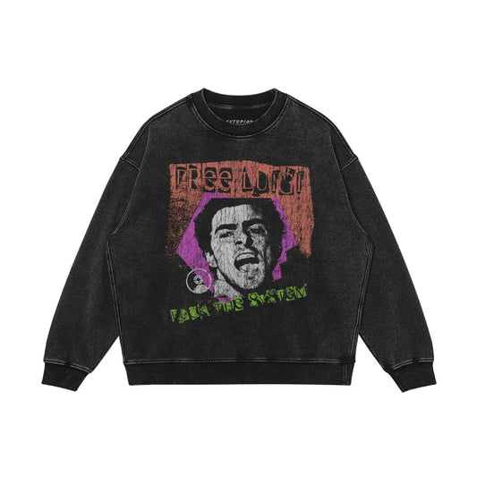 Free Luigi Oversized Crewneck Sweatshirt - Shop Nutopia