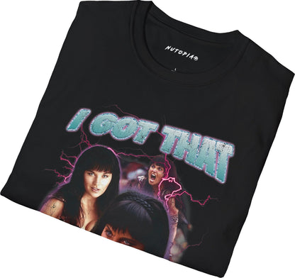 I got That Xena In Me Nostalgia Series Graphic T - shirt - Shop Nutopia