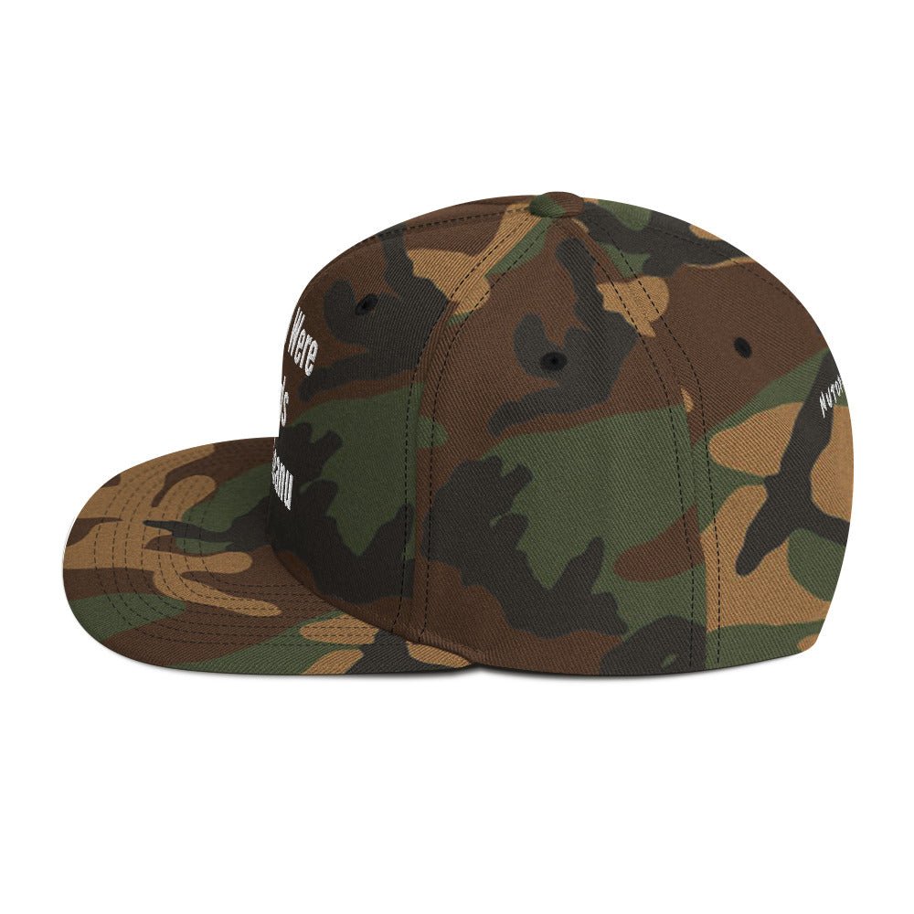 I Wish I Were Friends With Keanu Camo Snapback Hat - Shop Nutopia