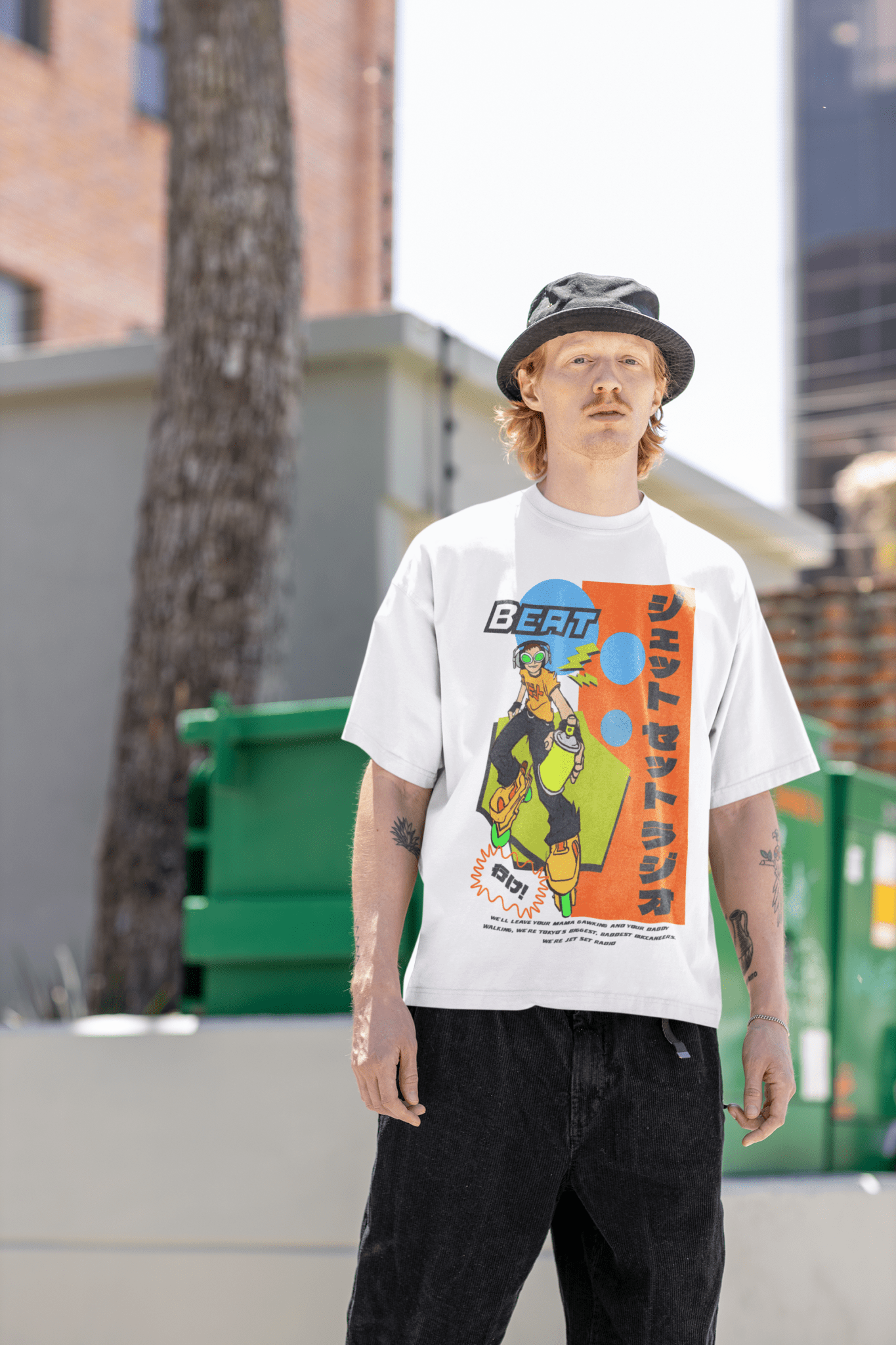 Jet Set Radio Boxy Tee - Retro SEGA Dreamcast Gaming Shirt – Shop