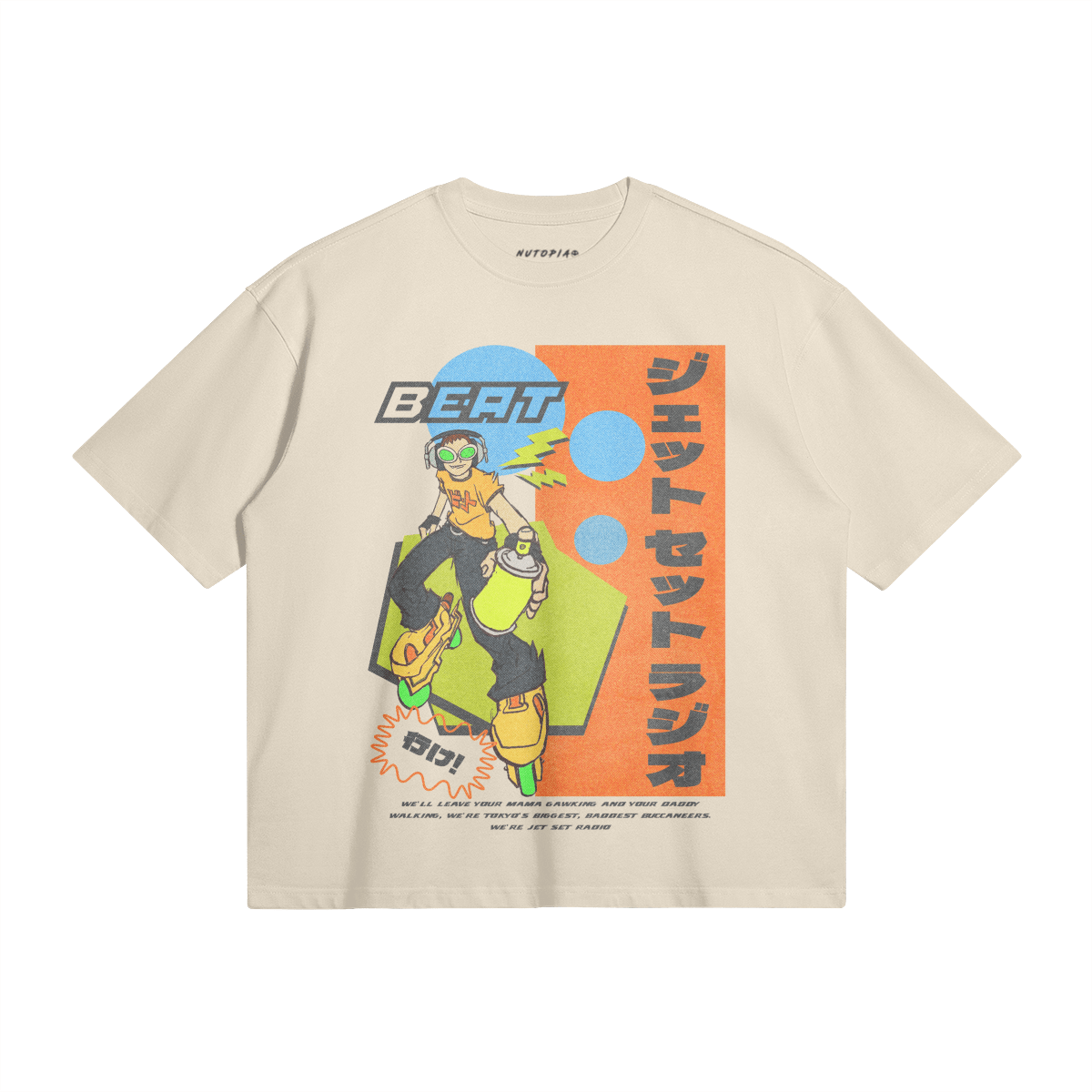 Jet Set Dream – Jet Set Radio Boxy Tee - Shop Nutopia