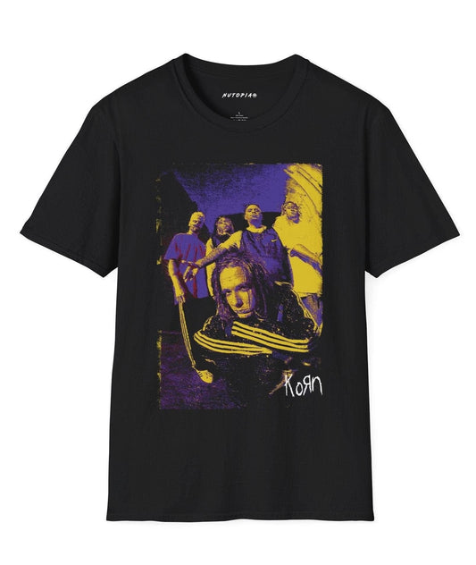 Korn Band Photo Graphic T-Shirt - Shop Nutopia