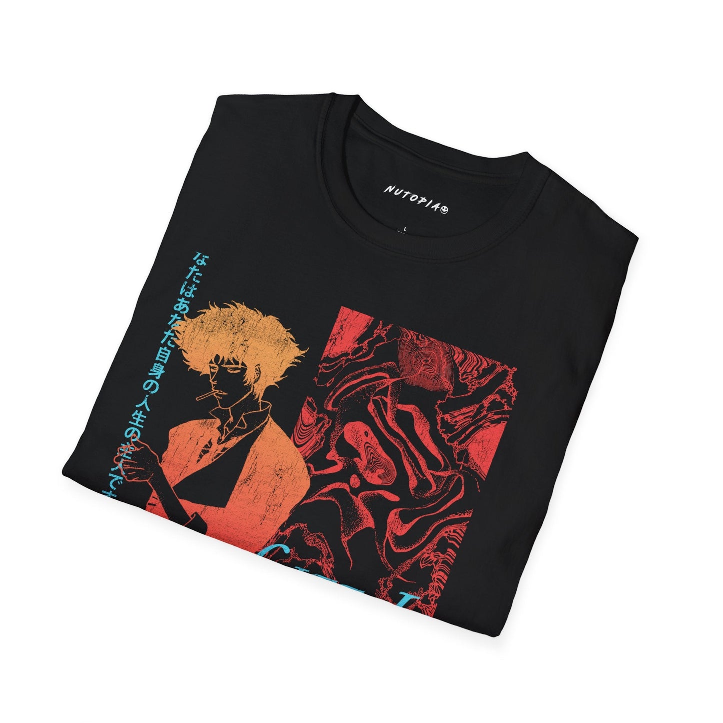 Life Is Meaningless Cowboy Bebop Graphic T-shirt - Shop Nutopia