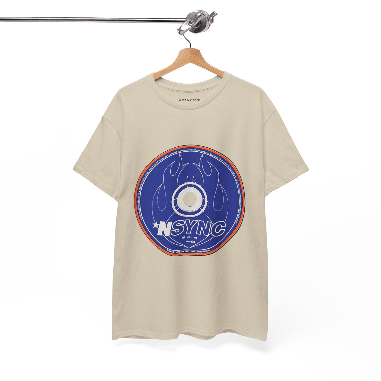 NSCYNC CD Art Heavy Cotton Tee - Shop Nutopia