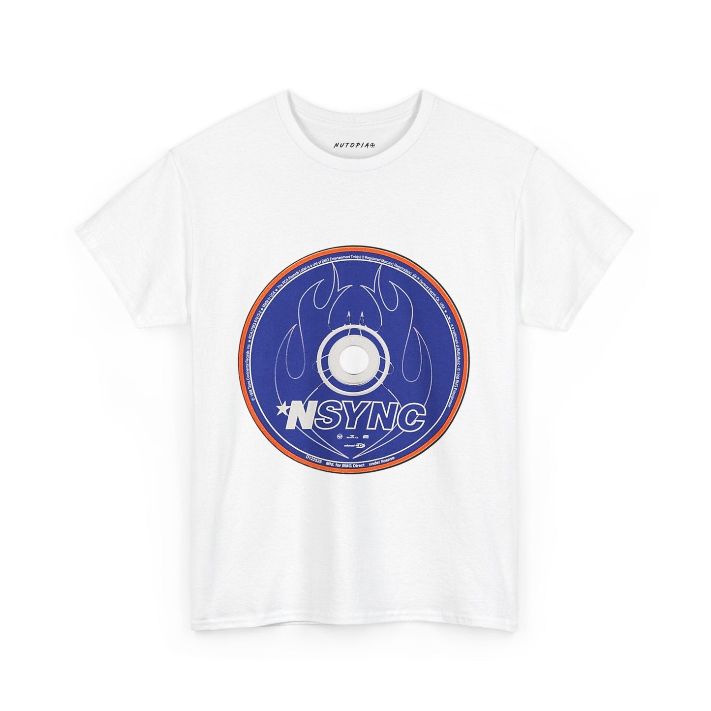 NSCYNC CD Art Heavy Cotton Tee - Shop Nutopia