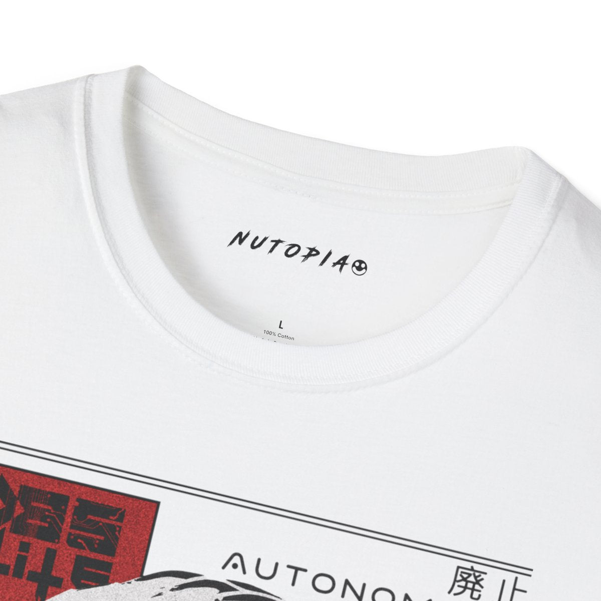 OBSELITE Autonomous White Softstyle Tee - Shop Nutopia