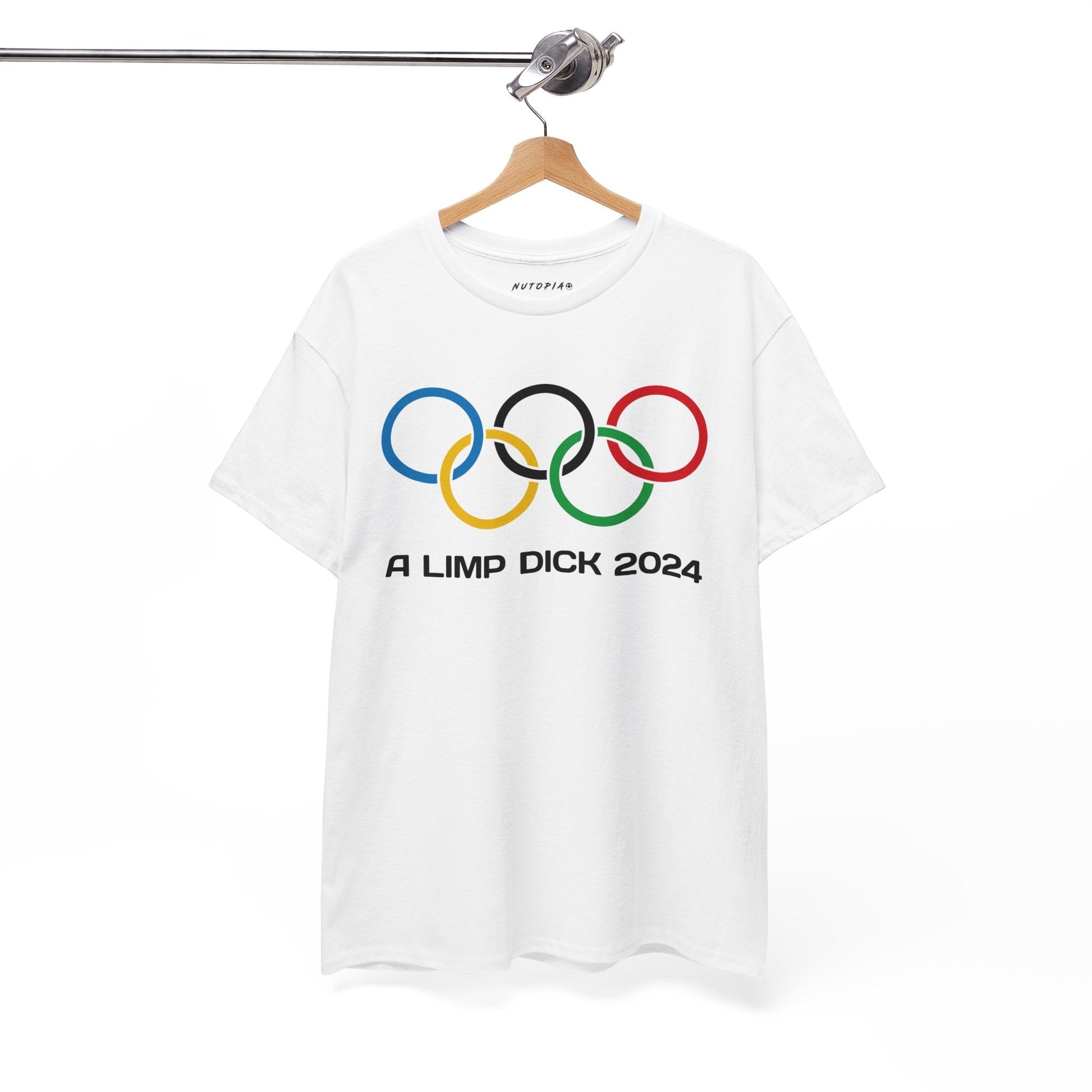 Olympics A Limp Dick 2024 Heavy Cotton Tee - Shop Nutopia