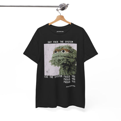 Oscar The Anarchist Heavy Cotton Tee - Shop Nutopia