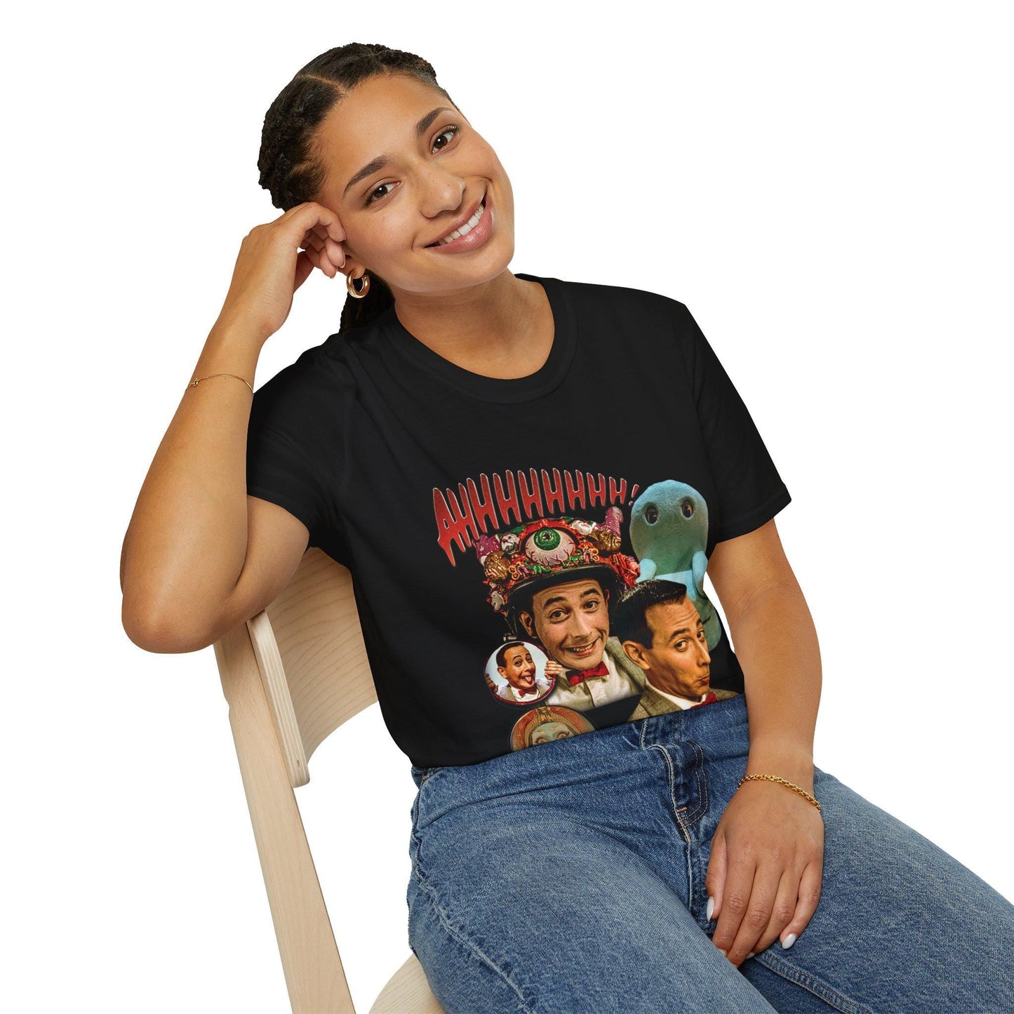 Peewee Herman Retro Funny Graphic T-shirt - Shop Nutopia