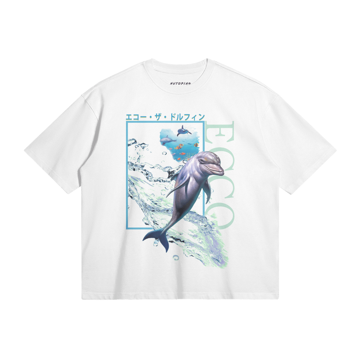 Sega Ecco The Dolphin Unisex Boxy T-Shirt - Shop Nutopia