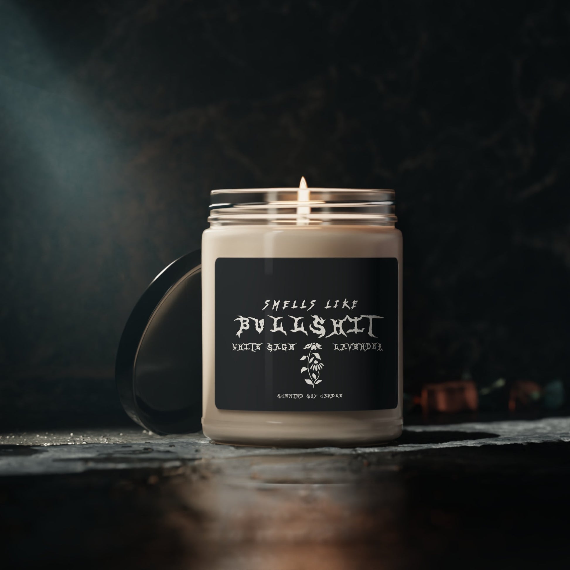 Smells Like White Sage & Lavender Soy Scented Candle - Shop Nutopia