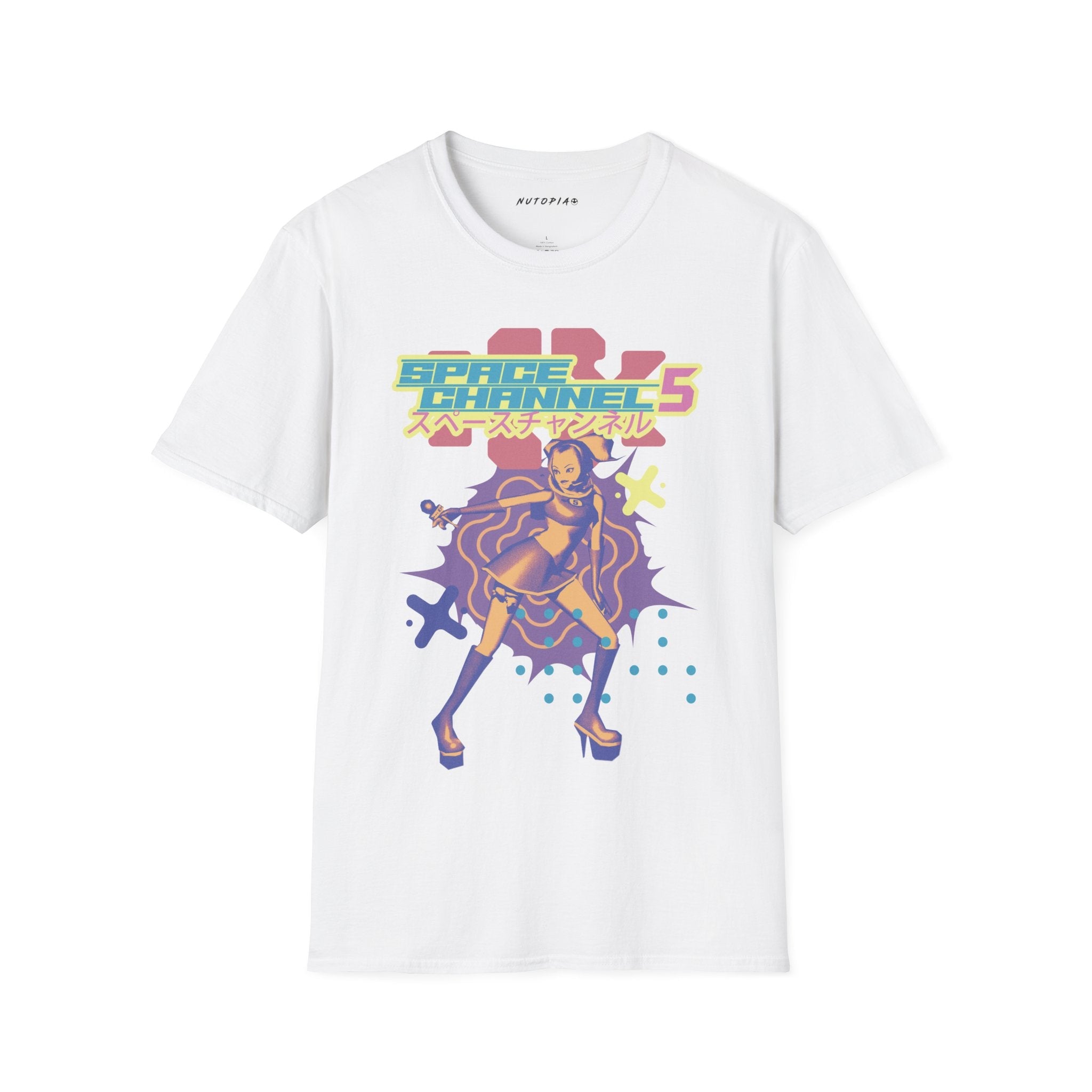 Space Channel 5 Sega Dreamcast T-Shirt, Gamer Tee, Vintage Video Game Shirt, Unisex Graphic Tee, Retro Gaming Top - Shop Nutopia