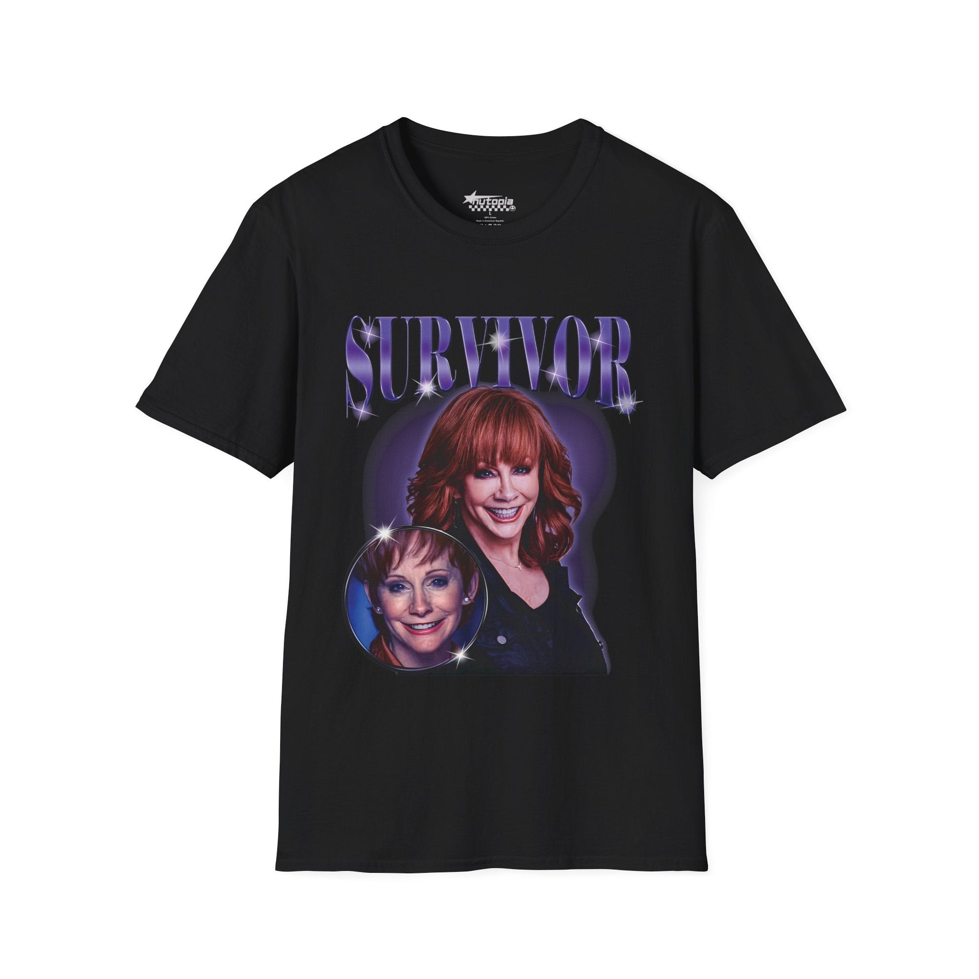 Survivor Reba Nostalgia Series Graphic Tee - Shop Nutopia