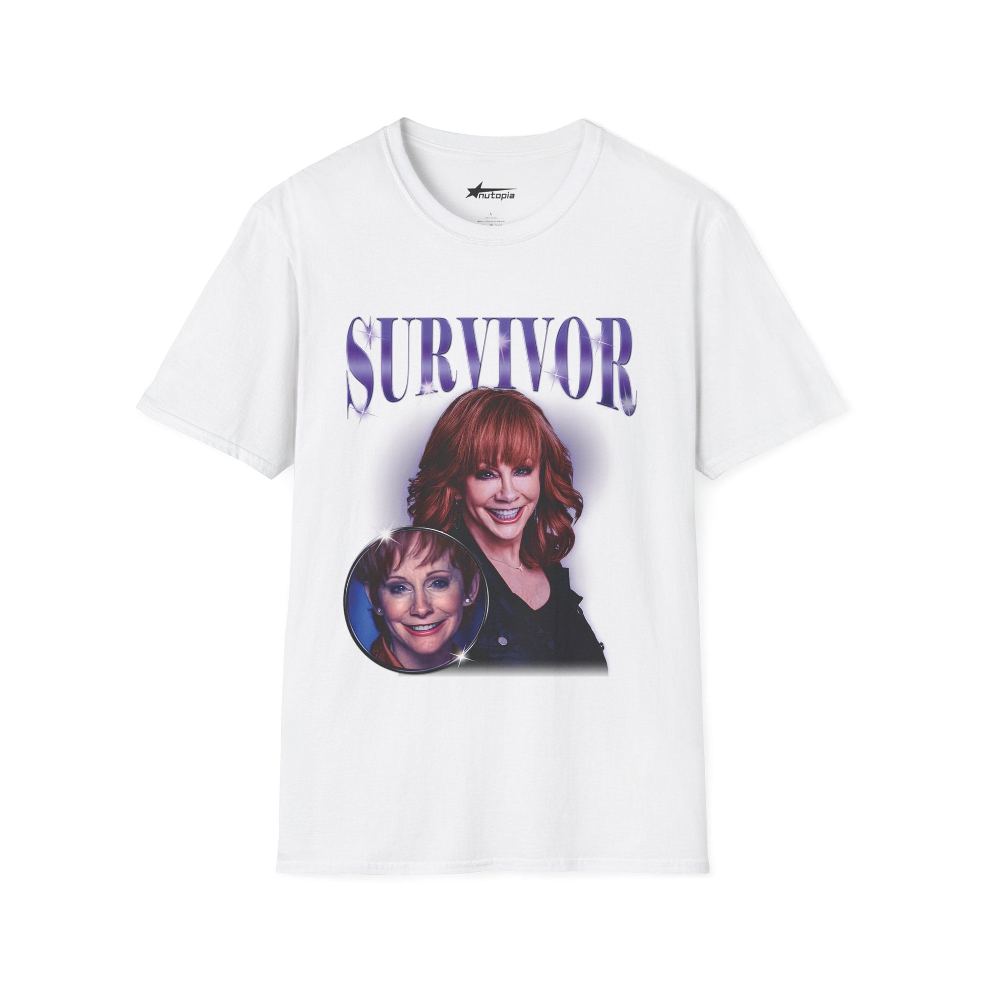 Survivor Reba Nostalgia Series Graphic Tee - Shop Nutopia