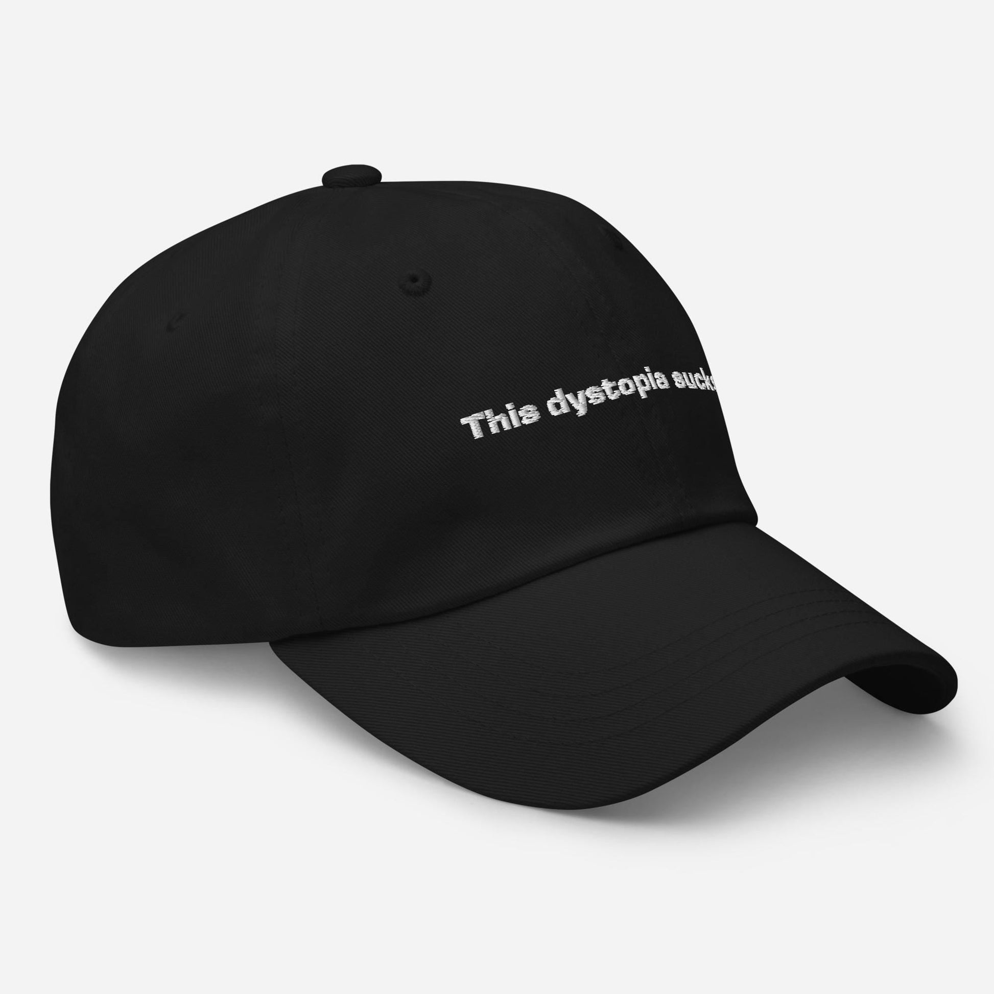 This Dystopia Sucks Dad Hat - Shop Nutopia