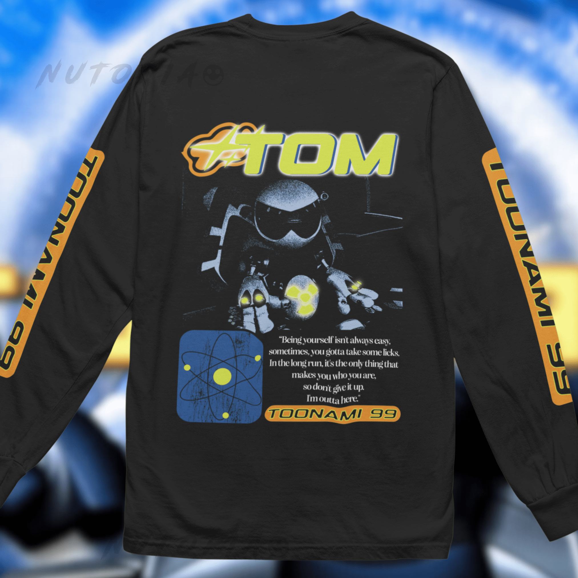 Toonami Tom Long Sleeve Shirt Comfort Colors - Shop Nutopia