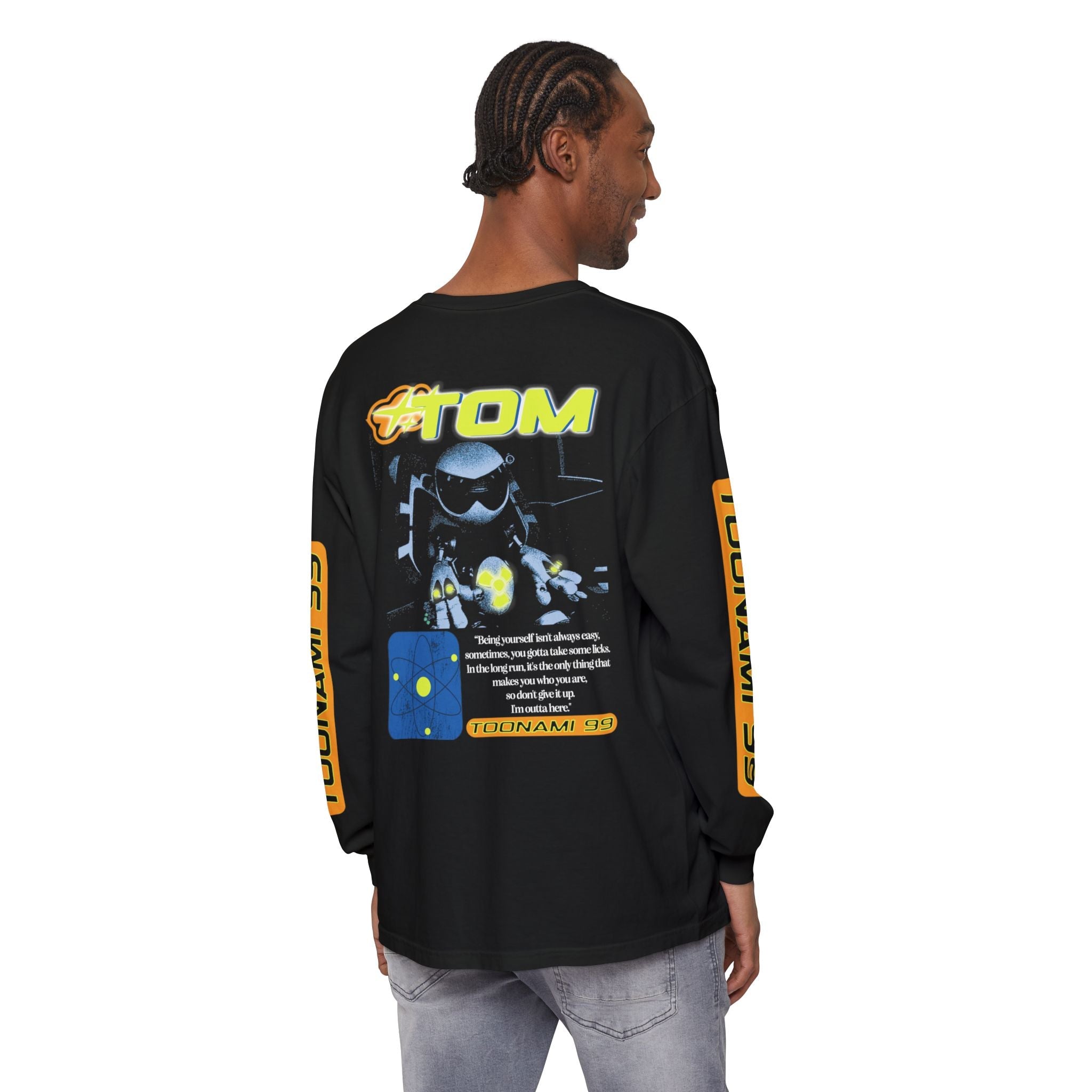 Toonami Tom Long Sleeve Shirt Comfort Colors - Shop Nutopia