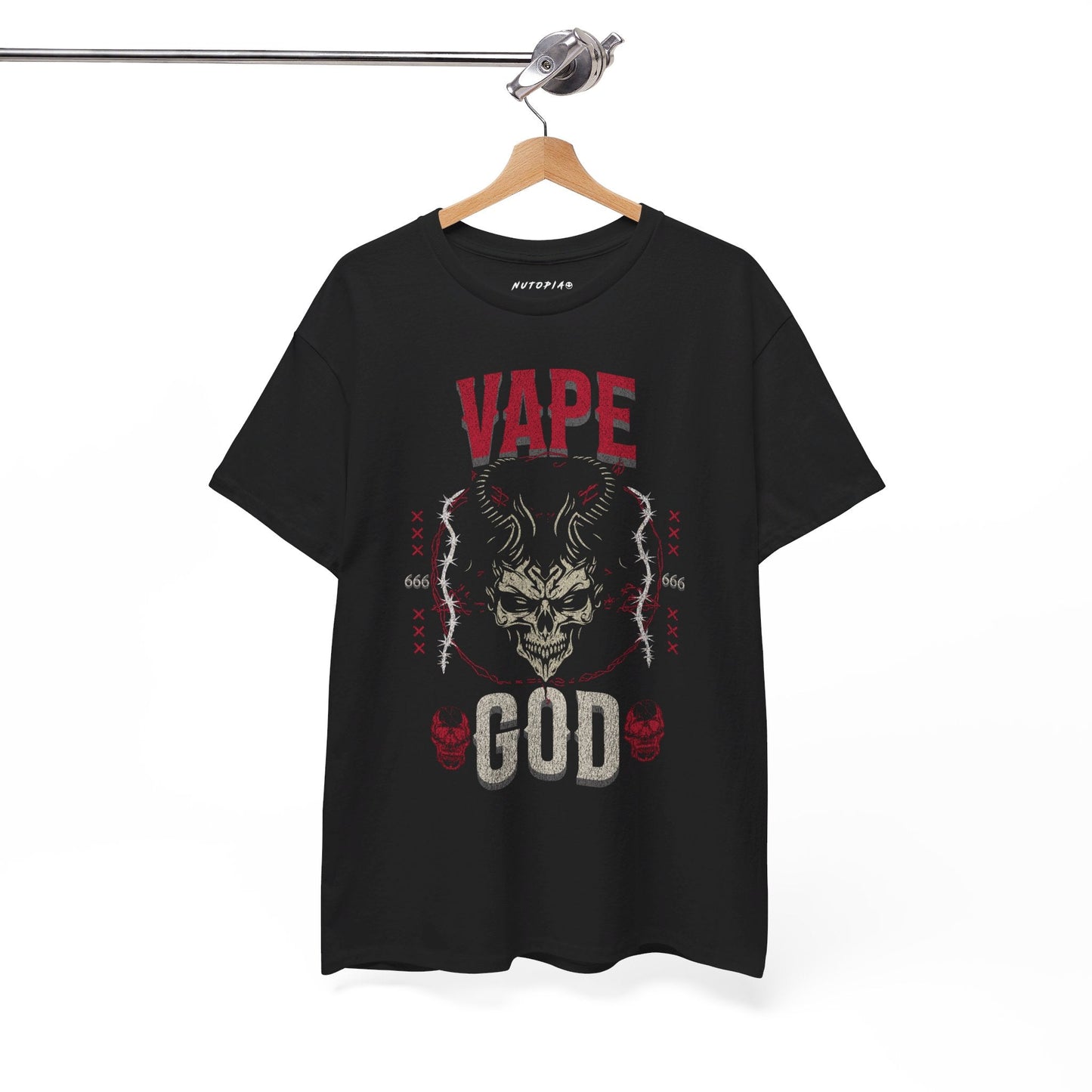 Vape God Heavy Cotton Tee - Shop Nutopia