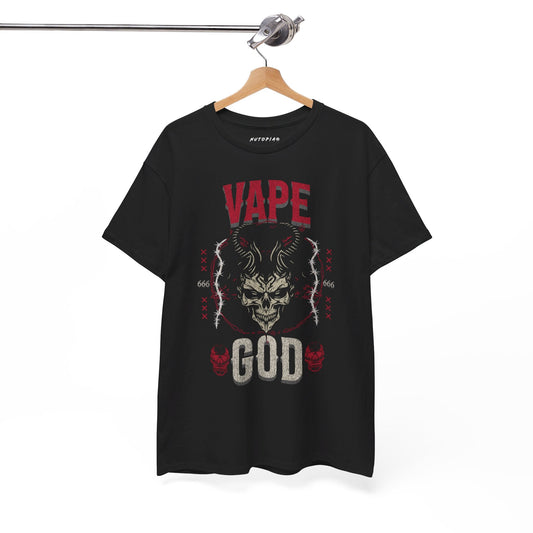 Vape God Heavy Cotton Tee - Shop Nutopia