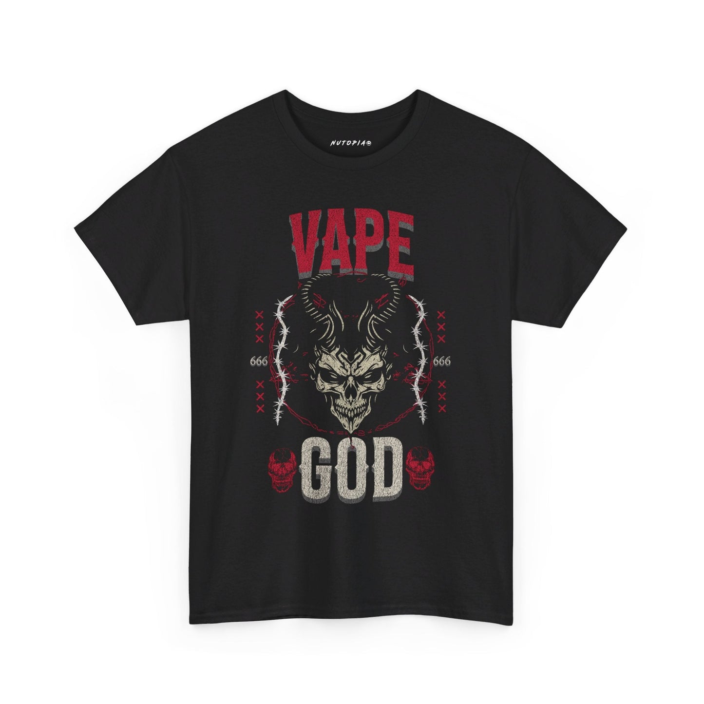 Vape God Heavy Cotton Tee - Shop Nutopia