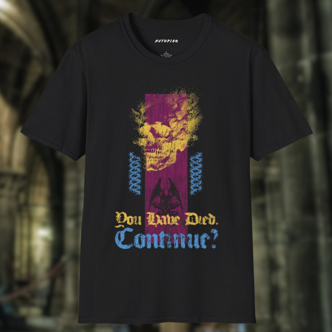 You Have Died Game Over Graphic T - shirt - Shop Nutopia